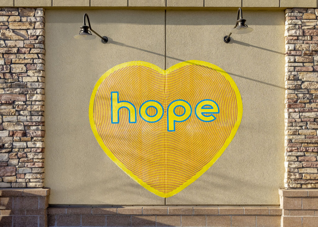 Hope Heart Mural | Village at the Peaks